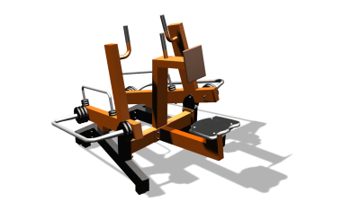 Силовой уличный тренажер  "Рычажная тяга"  УТ419 (тренажер находится на оптимизации у производства  и внешне может отличится от заявленной картинки в Иркутске