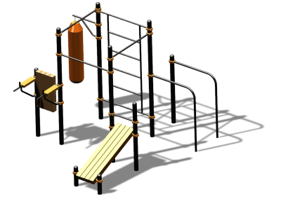 Спортивный комплекс воркаут ВС-93 в Иркутске