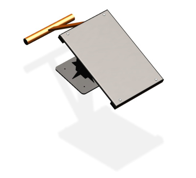 Уличный тренажер "Скамья для пресса" УТ 121 в Иркутске