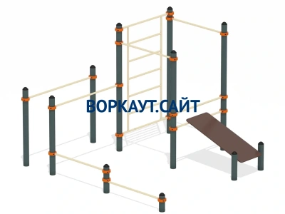 Спортивный комплекс воркаут ВС-43 в Иркутске