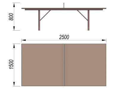 Теннисный стол МАФ 3517 в Иркутске
