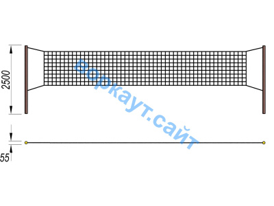 Волейбольные стойки СИО 3515 в Иркутске