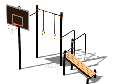 Спортивный комплекс воркаут ВС-143 в Иркутске
