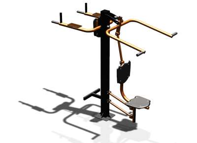 Уличный тренажер "Верхняя тяга Брусья Пресс" УТ339 в Иркутске