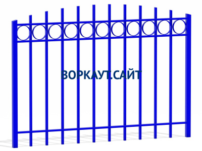 Ограждение спортивной площадки МАФ 5005 в Иркутске