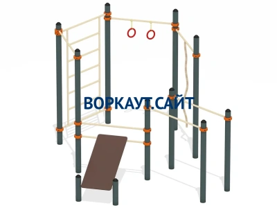 Спортивный комплекс воркаут ВС-49 в Иркутске