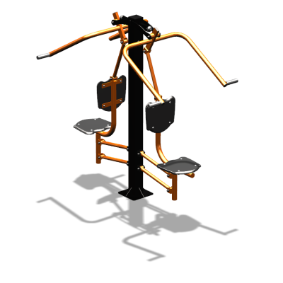 Уличный тренажер  "Верхняя тяга двойная"  УТ207 в Иркутске