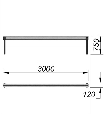 Бум бревно ДСК 3540 в Иркутске